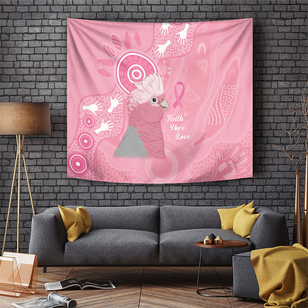 Australia Breast Cancer Support Tapestry Galah Faith Hope Love Pink Month