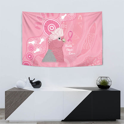 Australia Breast Cancer Support Tapestry Galah Faith Hope Love Pink Month
