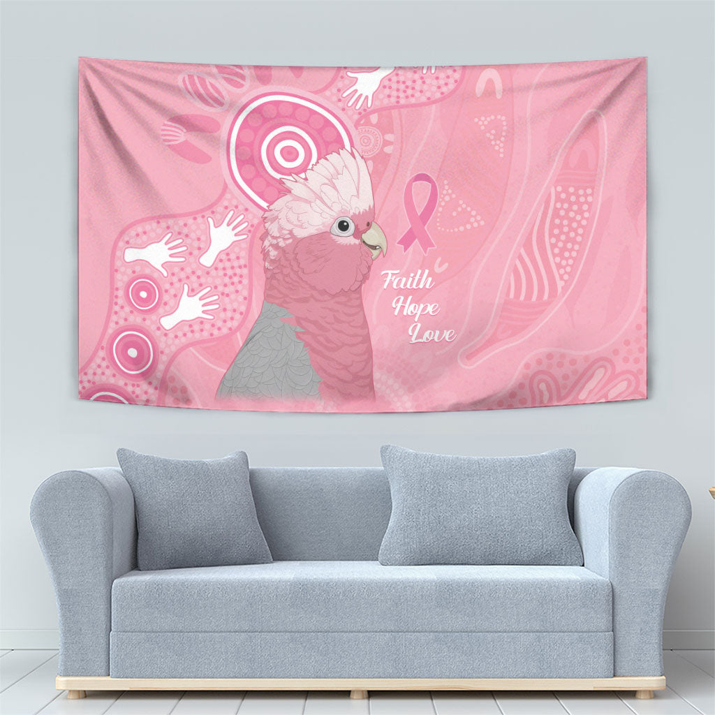 Australia Breast Cancer Support Tapestry Galah Faith Hope Love Pink Month