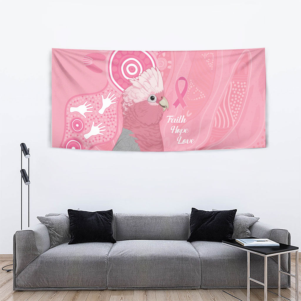 Australia Breast Cancer Support Tapestry Galah Faith Hope Love Pink Month