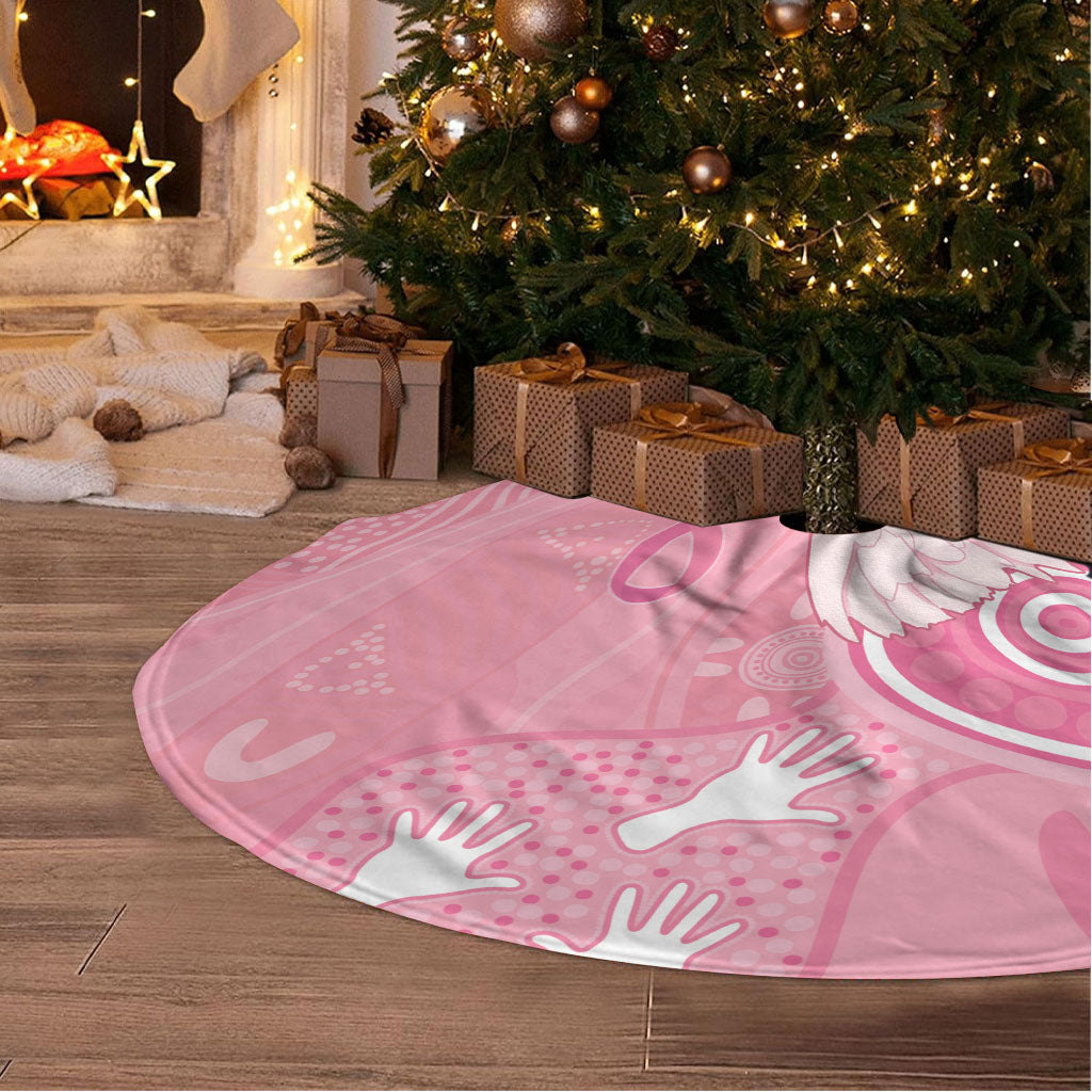 Australia Breast Cancer Support Tree Skirt Galah Faith Hope Love Pink Month
