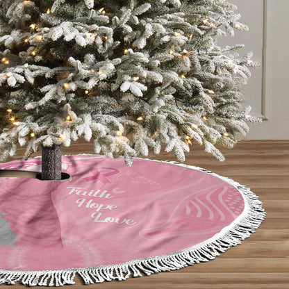 Australia Breast Cancer Support Tree Skirt Galah Faith Hope Love Pink Month