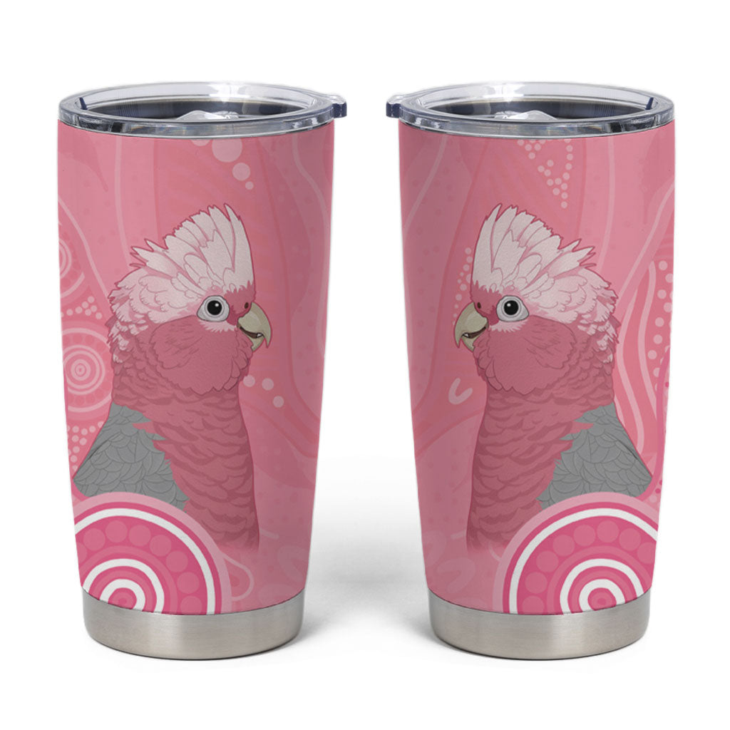 Australia Breast Cancer Support Tumbler Cup Galah Faith Hope Love Pink Month