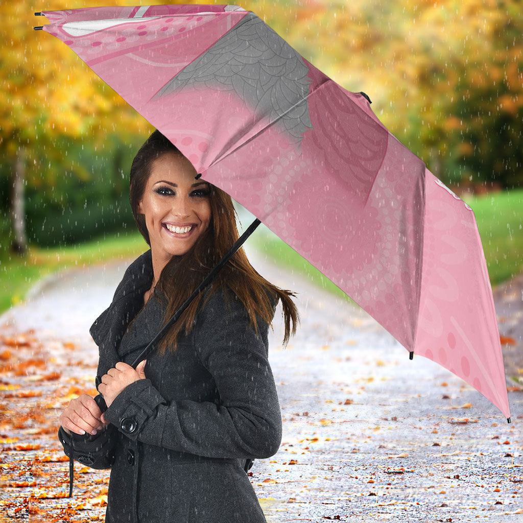 Australia Breast Cancer Support Umbrella Galah Faith Hope Love Pink Month