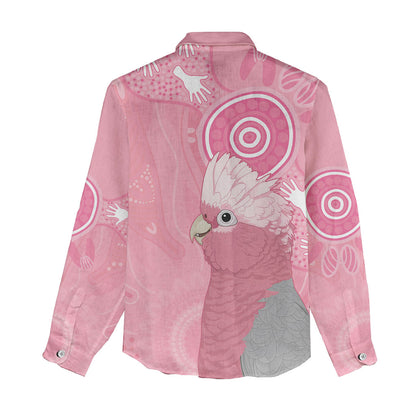 Australia Breast Cancer Support Women Casual Shirt Galah Faith Hope Love Pink Month