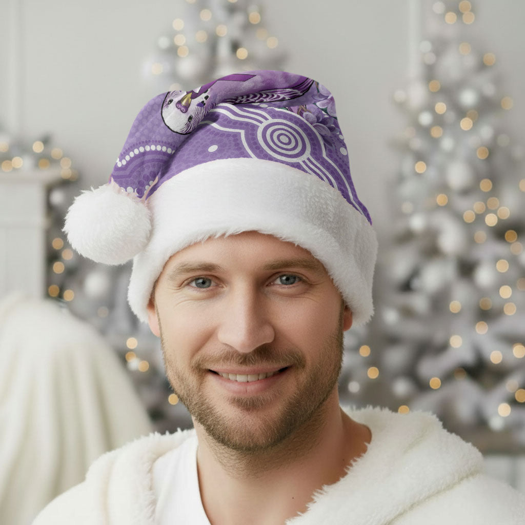 Australia Epilepsy Support Christmas Santa Hat Purple Budgerigar Plumeria Aboriginal