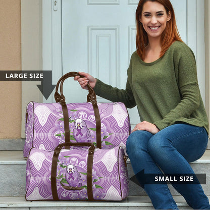 Epilepsy Support Budgerigar Australia Travel Bag Budgie Purple Ribbon Boronia Aboriginal