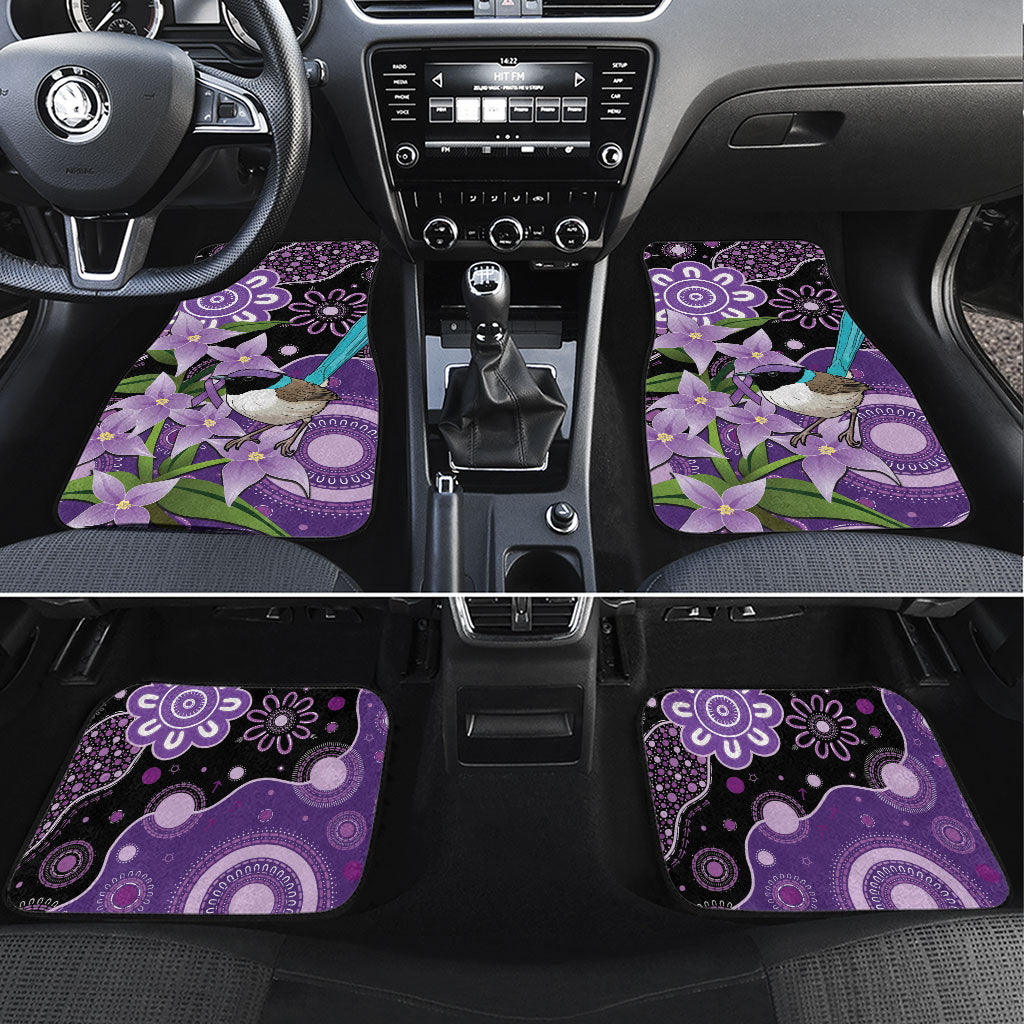 Australia Epilepsy Support Car Mats Purple-crowned Fairywren Boronia Aboriginal