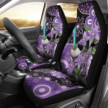 Australia Epilepsy Support Car Seat Cover Purple-crowned Fairywren Boronia Aboriginal