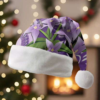 Australia Epilepsy Support Christmas Santa Hat Purple-crowned Fairywren Boronia Aboriginal