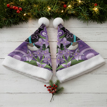 Australia Epilepsy Support Christmas Santa Hat Purple-crowned Fairywren Boronia Aboriginal