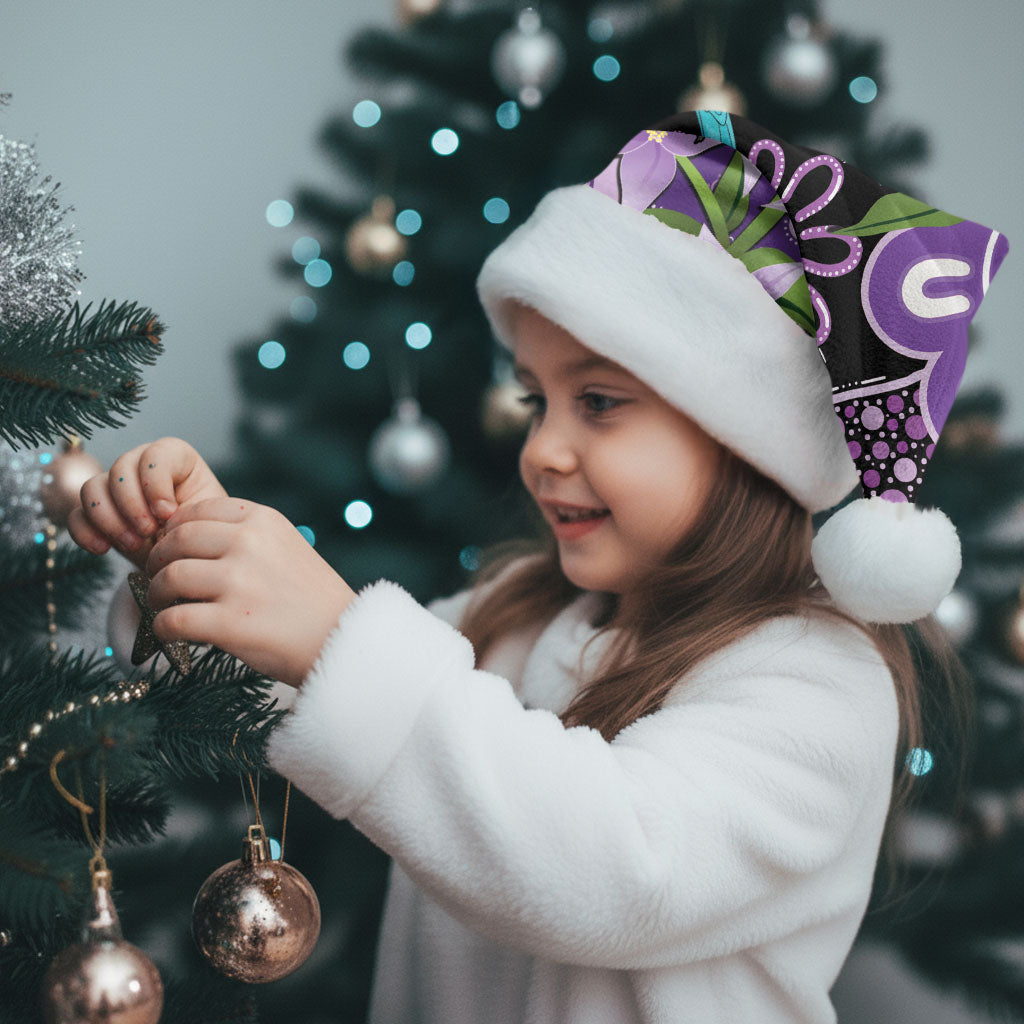 Australia Epilepsy Support Christmas Santa Hat Purple-crowned Fairywren Boronia Aboriginal