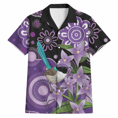 Australia Epilepsy Support Hawaiian Shirt Purple-crowned Fairywren Boronia Aboriginal