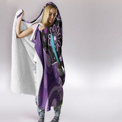 Australia Epilepsy Support Hooded Blanket Purple-crowned Fairywren Boronia Aboriginal