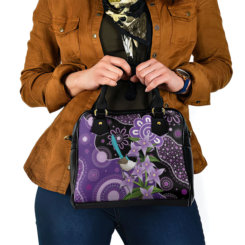 Australia Epilepsy Support Shoulder Handbag Purple-crowned Fairywren Boronia Aboriginal