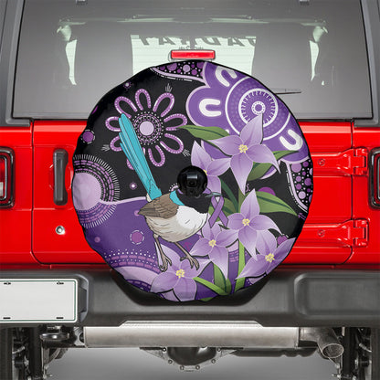 Australia Epilepsy Support Spare Tire Cover Purple-crowned Fairywren Boronia Aboriginal