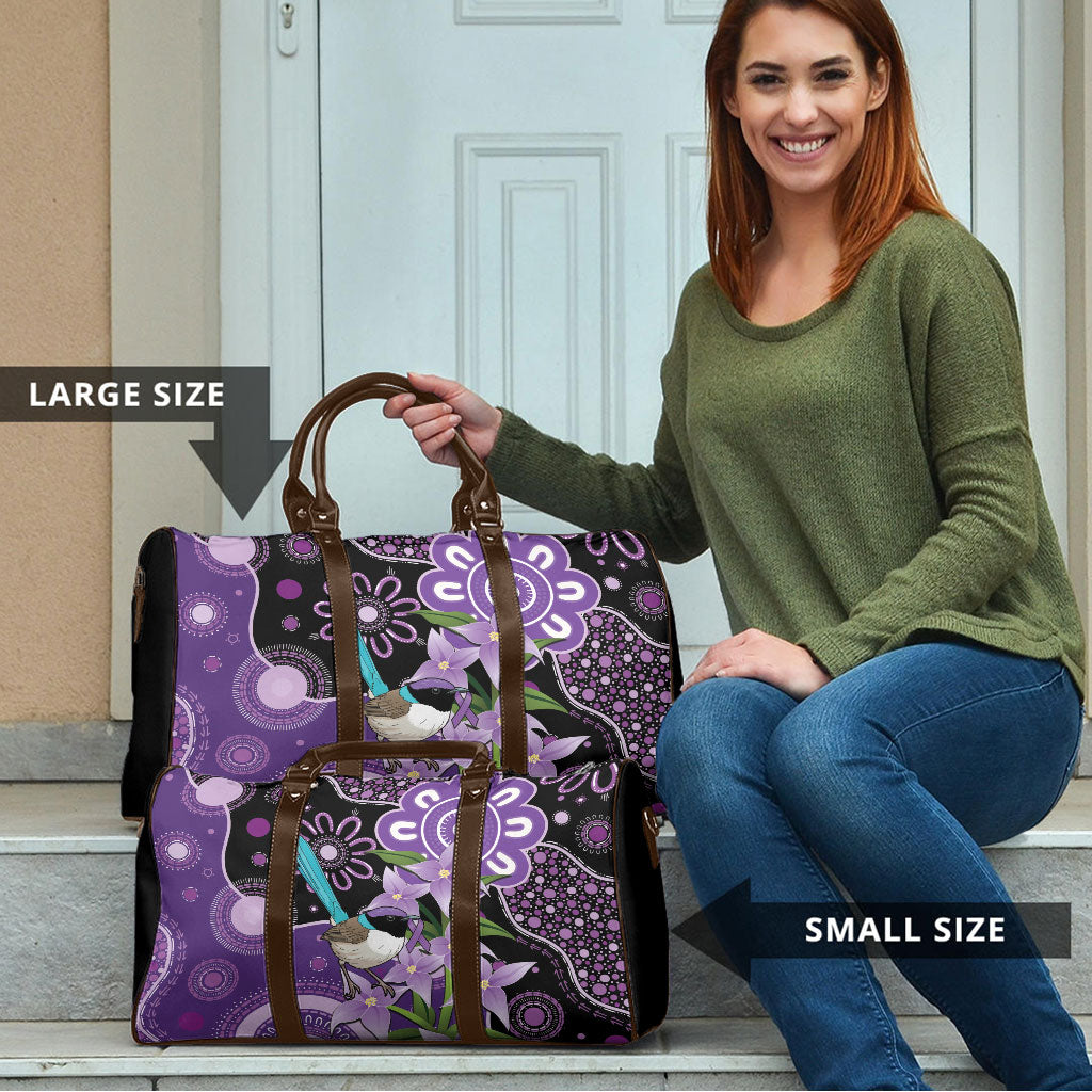 Australia Epilepsy Support Travel Bag Purple-crowned Fairywren Boronia Aboriginal
