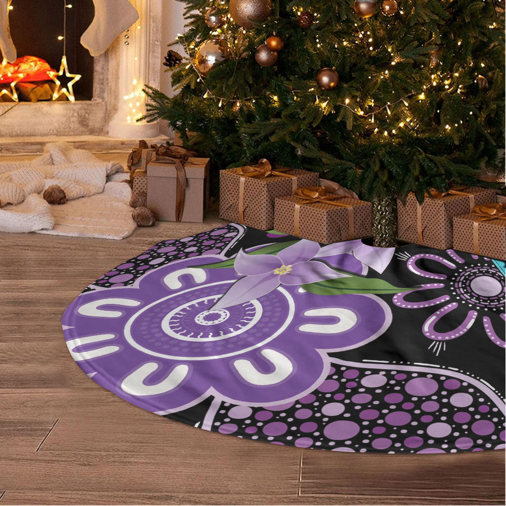 Australia Epilepsy Support Tree Skirt Purple-crowned Fairywren Boronia Aboriginal