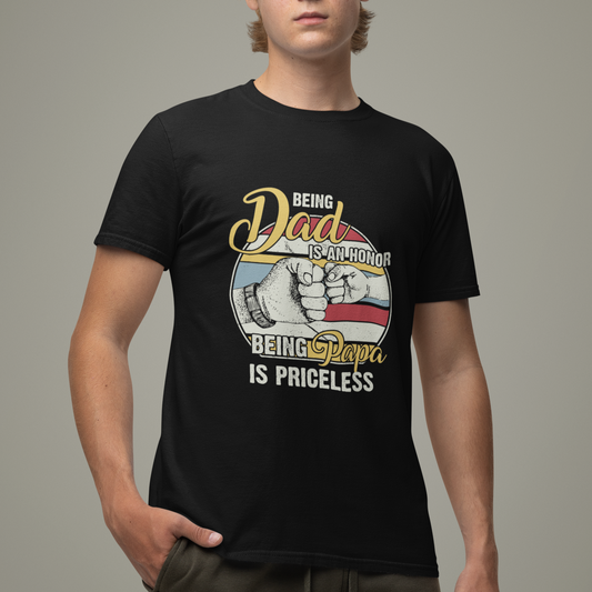 funny-dad-t-shirt-being-dad-is-an-honor-being-papa-is-priceless-fathers-day