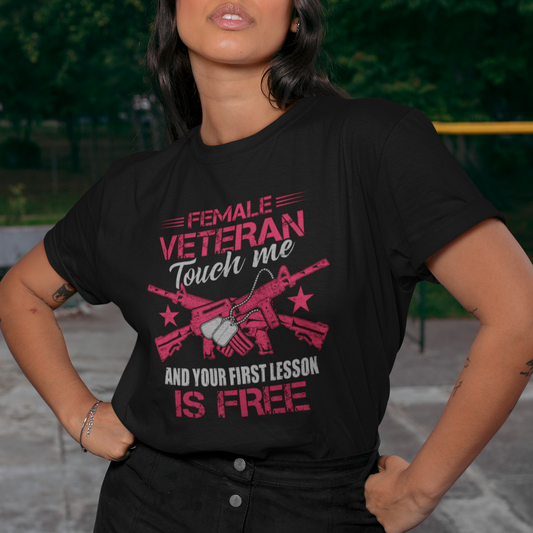 female-veteran-t-shirt-touch-me-and-your-first-lesson-is-free-strong-women-dog-tags