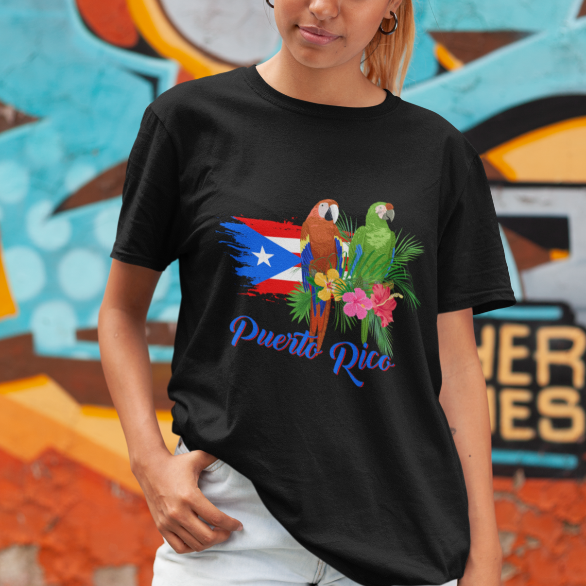 puerto-rico-t-shirt-puerto-rico-flag-native-parrots-hibicus-puerto-rican-boricua