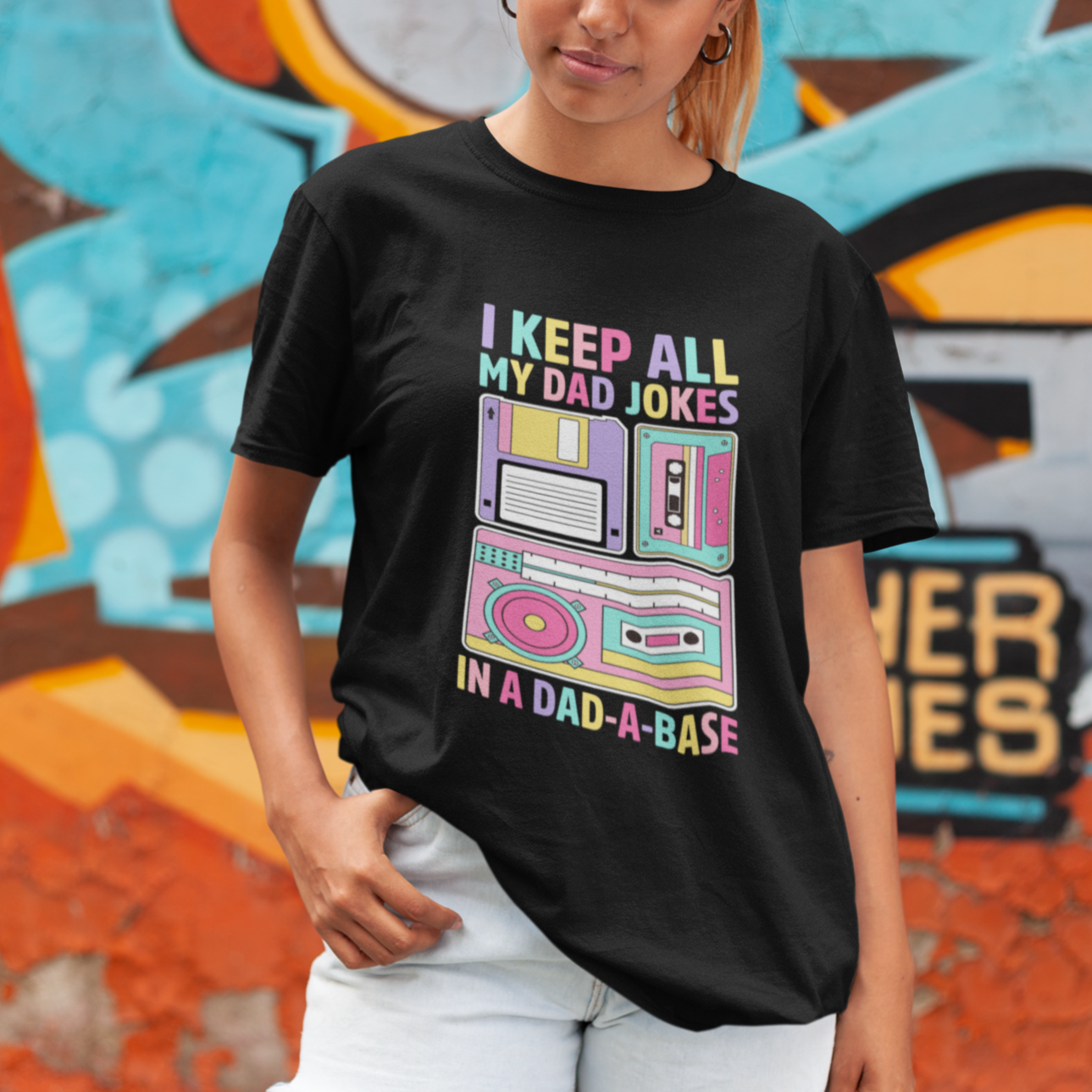 funny-dad-joke-t-shirt-i-keep-all-my-dad-jokes-in-a-dad-a-base-retro-70s-80s-90s-fathers-day-gag-gift-for-daddy-father-dad