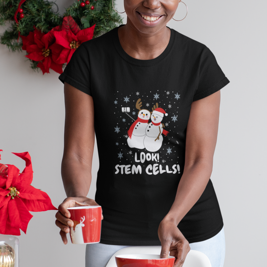 look-stem-cell-snowman-funny-christmas-science-t-shirt