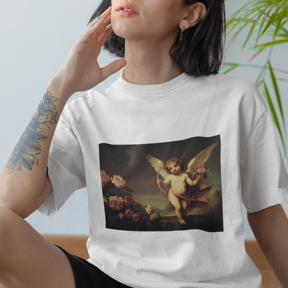 valentines-day-t-shirt-cupid-cherubs-art-valentine-angel-rose-garden-aesthetic