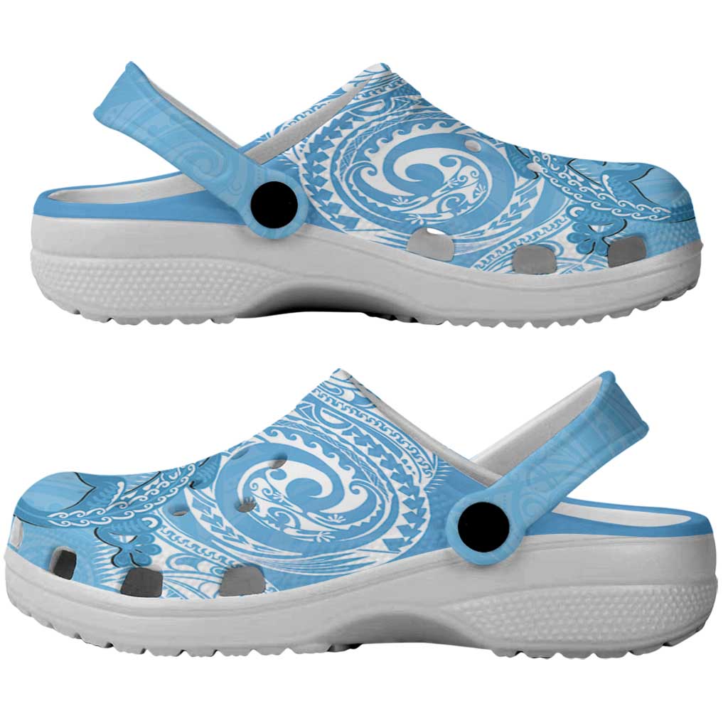 New Zealand Autism Support Clogs Shoes NZ Fern With Maori Koru Lizard