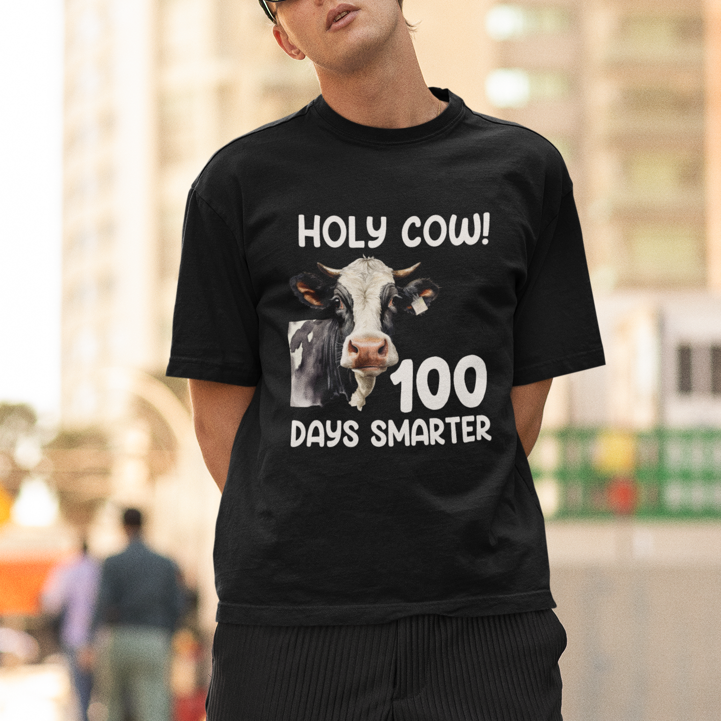 holy-cow-100-days-of-school-t-shirt-100-days-smarter-funny-moo-dairy-cattle