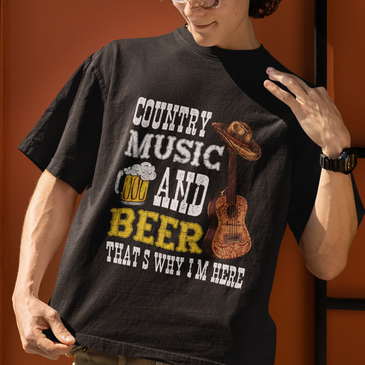 beer-lover-t-shirt-country-music-and-beer-thats-why-im-here-western-drinking