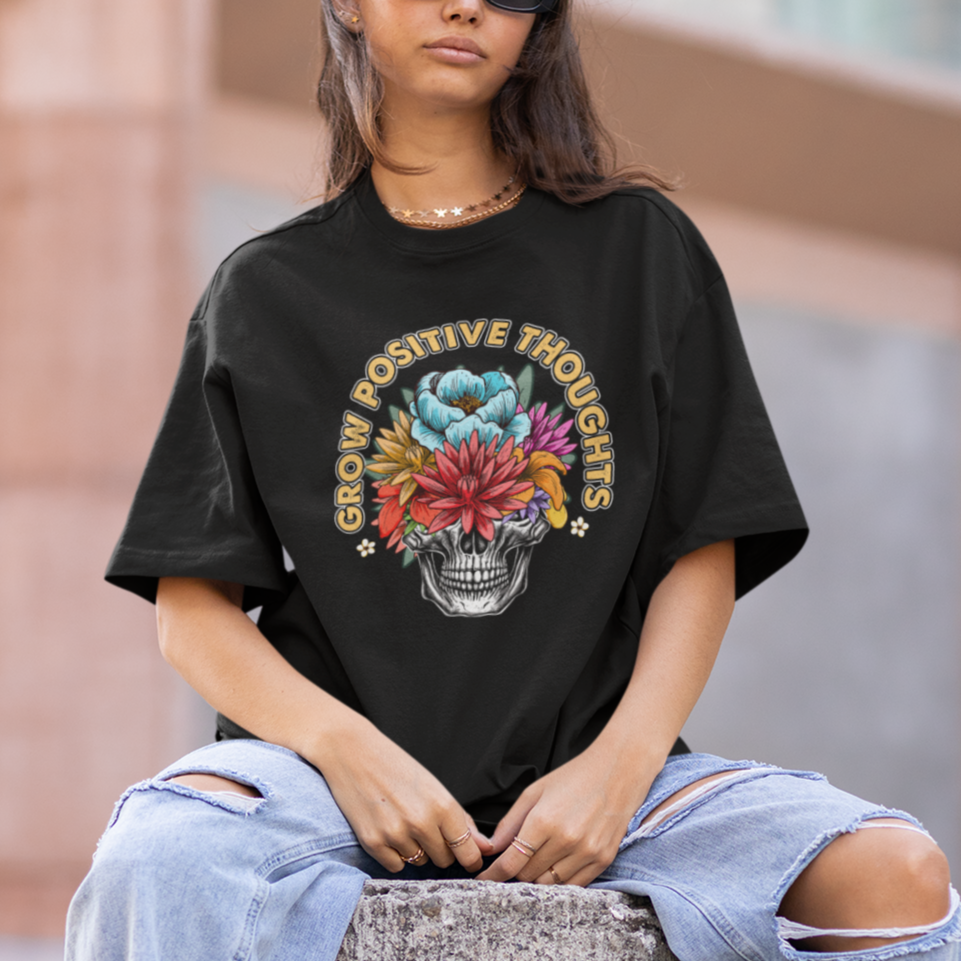 mental-health-matters-t-shirt-grow-positive-thoughts-mental-health-awareness-groovy-retro-floral-skull-with-flowers-ts02