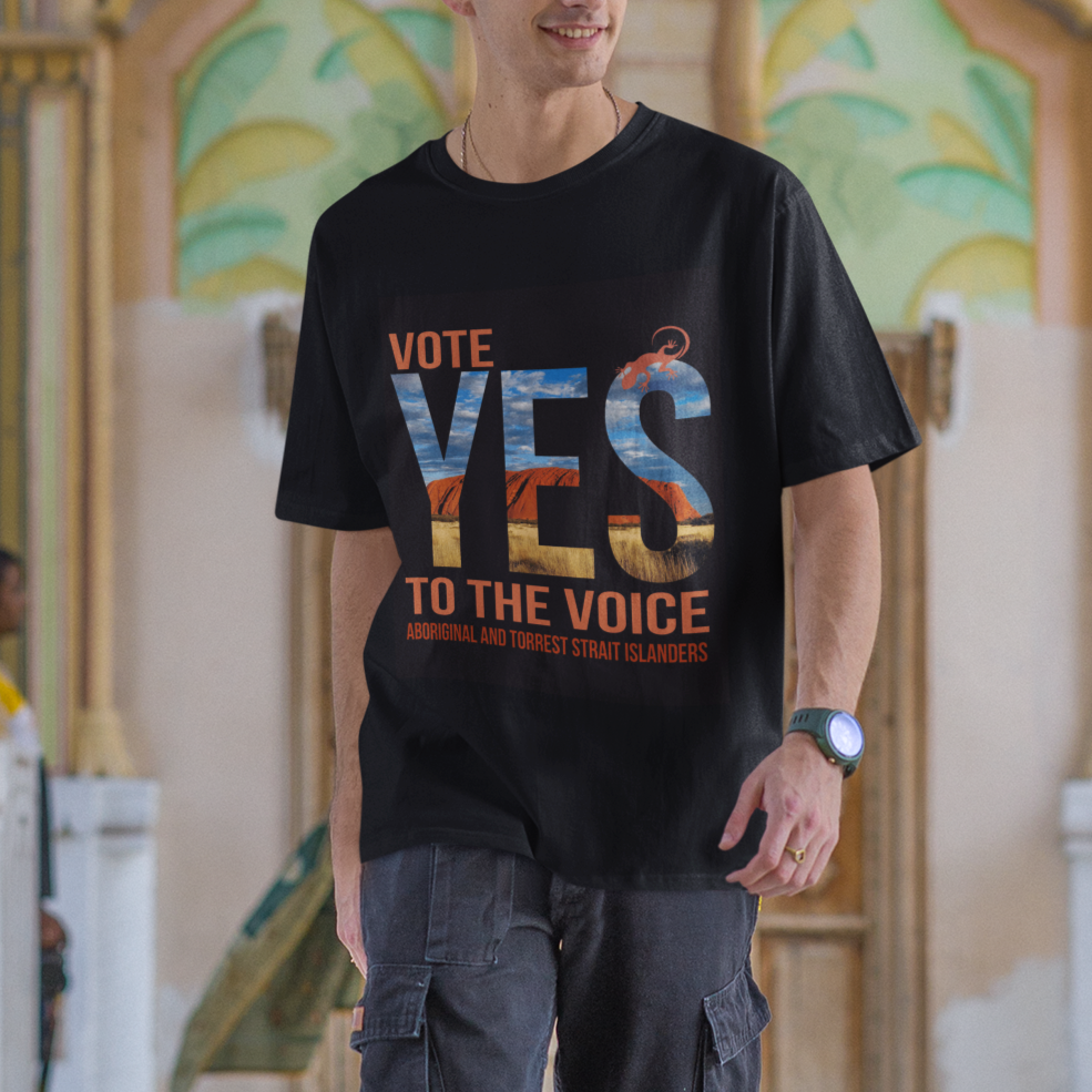 australia-indigenous-t-shirt-vote-yes-to-the-voice-aboriginal-and-torres-strait-islanders