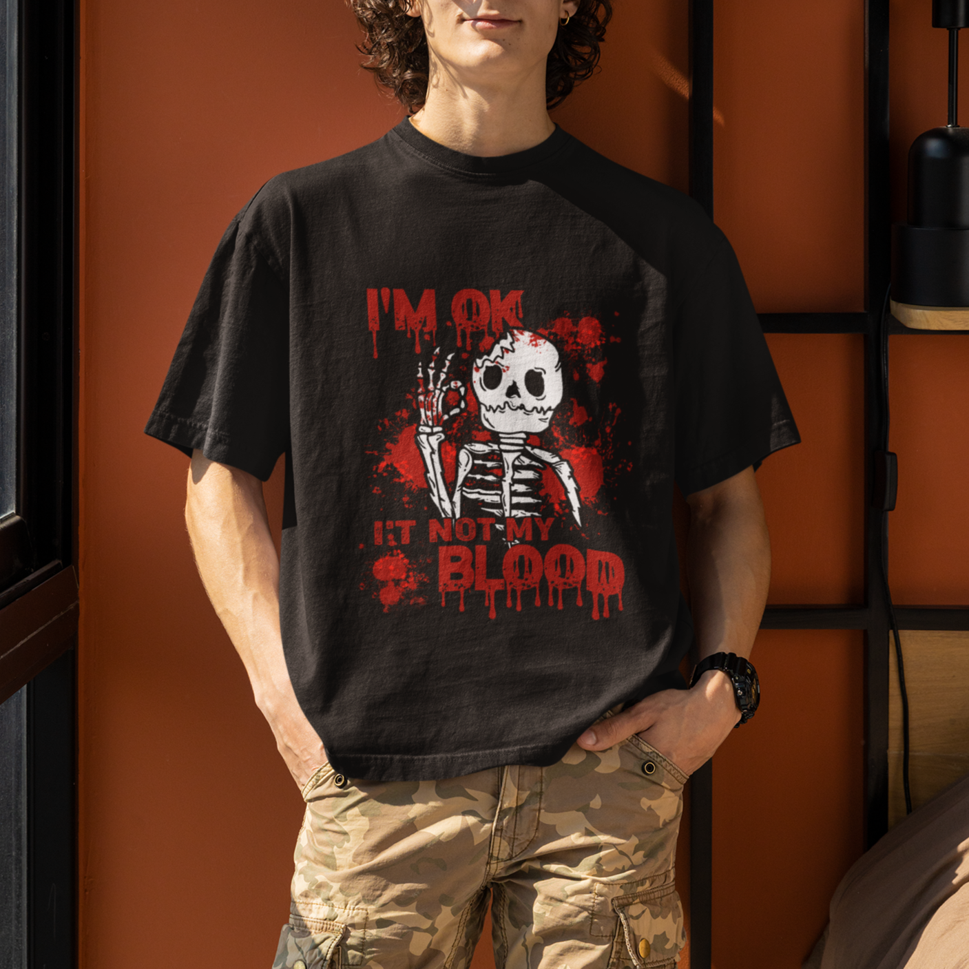 funny-skeleton-t-shirt-im-ok-its-not-my-blood-halloween-joke