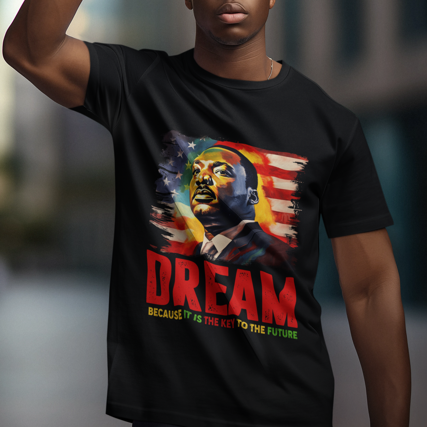 martin-luther-king-jr-t-shirt-dream-because-it-is-the-key-to-the-future-mlk-black-history-month