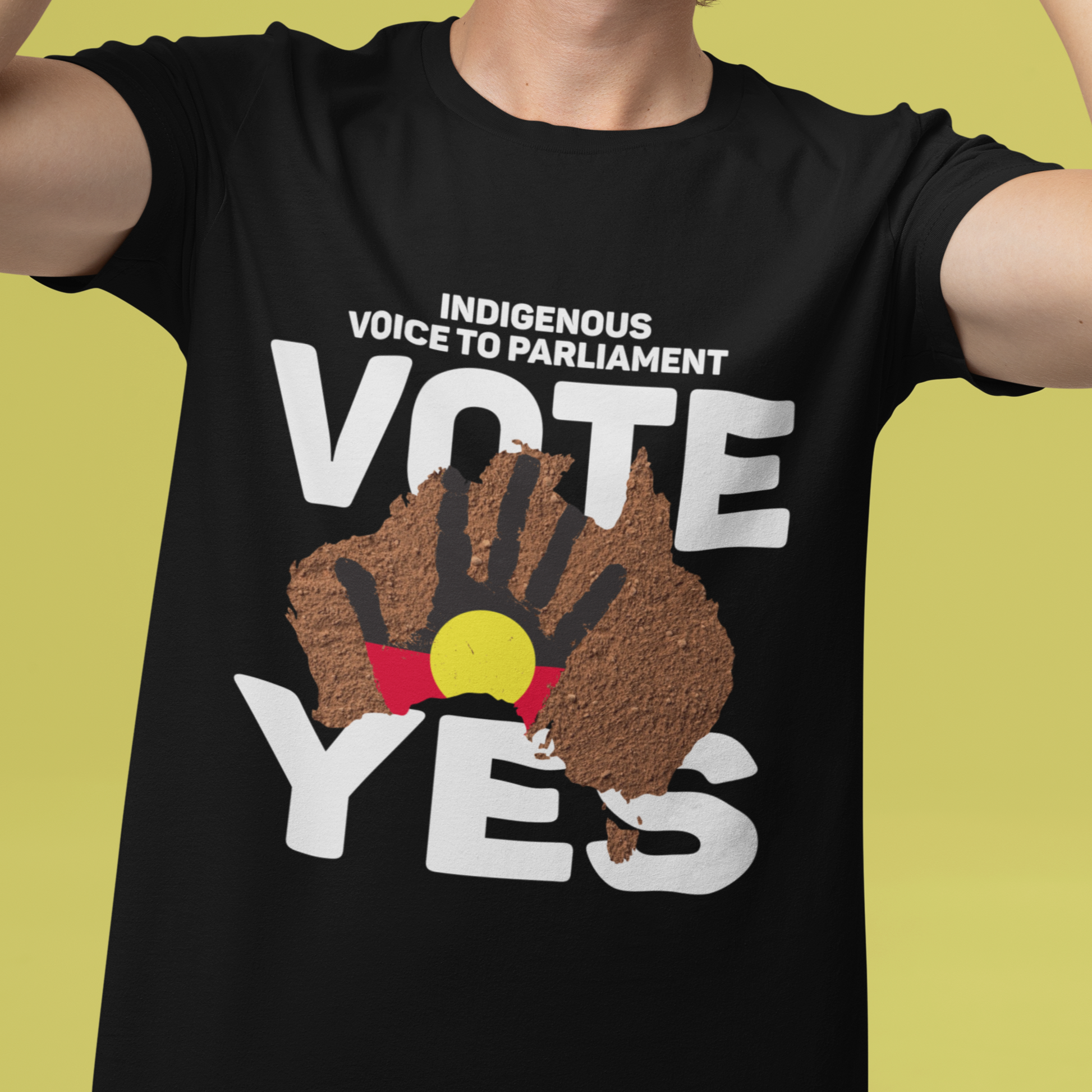 australia-indigenous-t-shirt-aboriginal-flag-vote-yes-urulu-statement