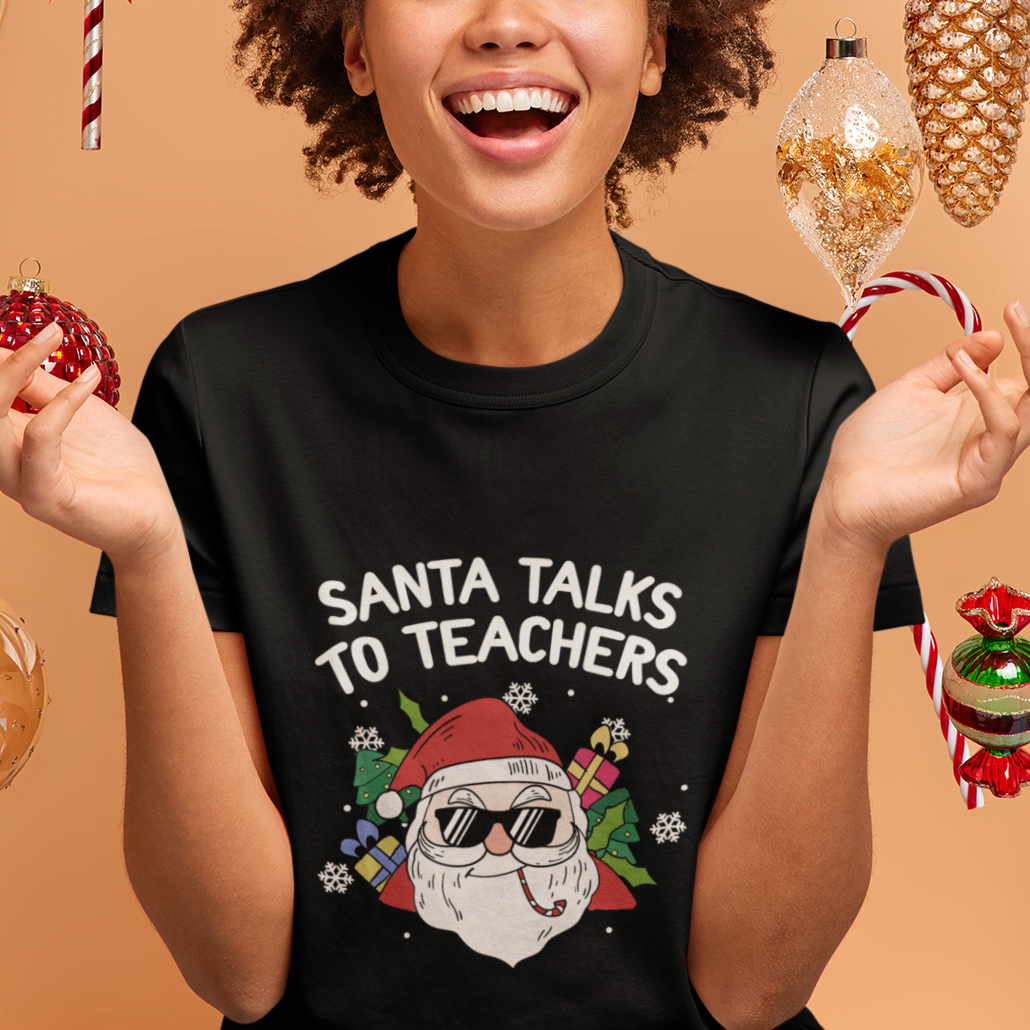 christmas-t-shirt-santa-talks-to-teachers-funny-xmas