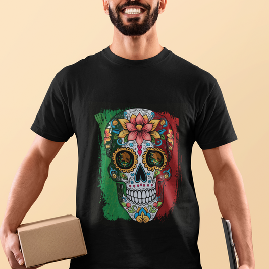 mexico-t-shirt-sugar-skull-mexican-flag-viva-mexico-heritage