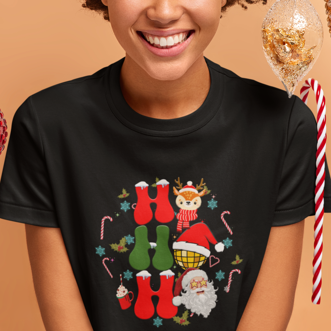 retro-groovy-christmas-ho-ho-ho-reindeer-disco-ball-santa-xmas-t-shirt