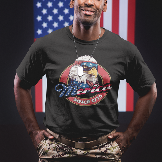 patriotic-usa-eagle-of-freedom-tour-born-to-be-free-merica-since-1776-4th-of-july-independence-day-balc-eagle-t-shirt