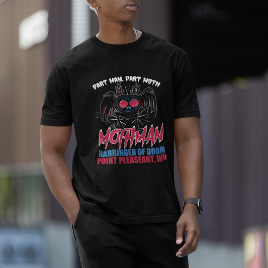 funny-mothman-t-shirt-part-man-part-moth-harbinger-of-doom-point-pleasent-wv