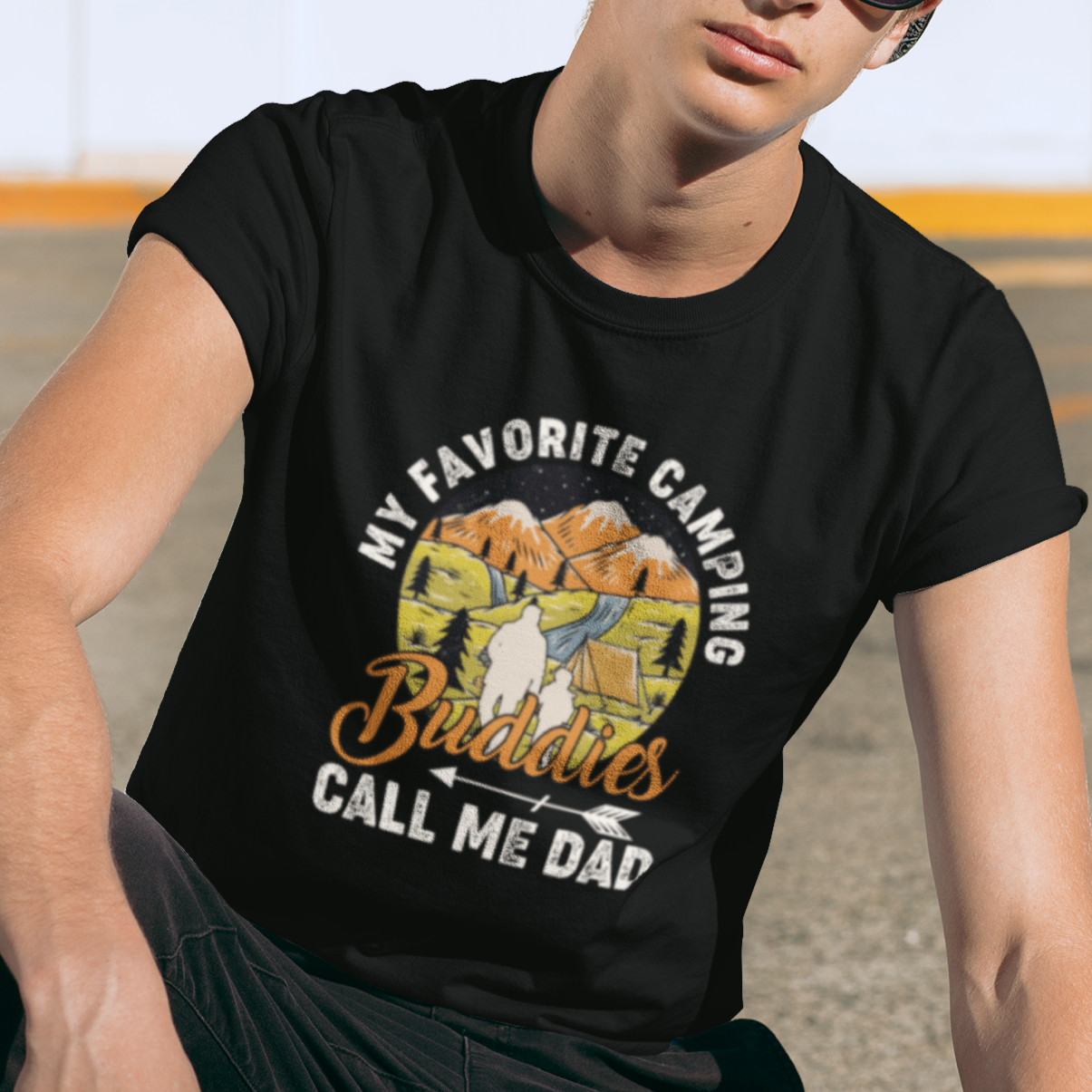 camping-dad-t-shirt-worlds-best-dadventure-dad-camping-outdoor-nature-lovers