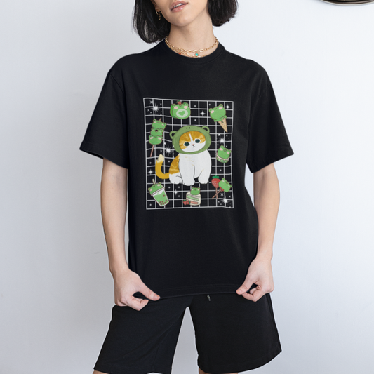 kawaii-frog-cat-in-frog-hat-retro-90s-cottagecore-aesthetic-t-shirt