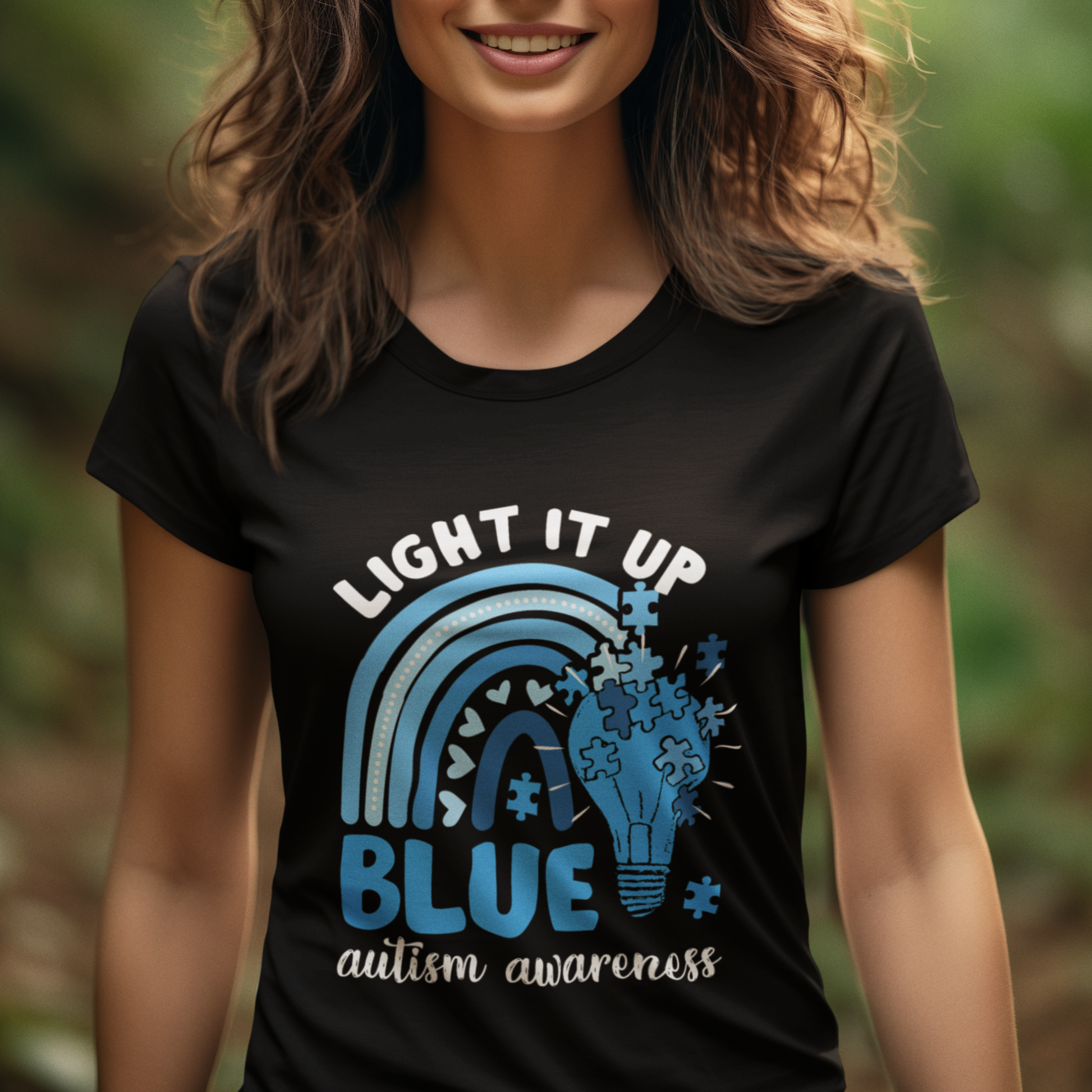 autism-awareness-t-shirt-light-it-up-blue-rainbow-puzzle-piece