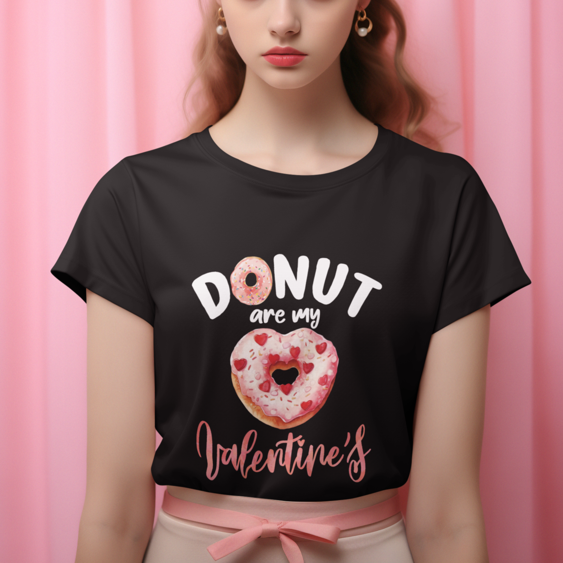 valentines-day-t-shirt-donuts-are-my-valentine-food-joke