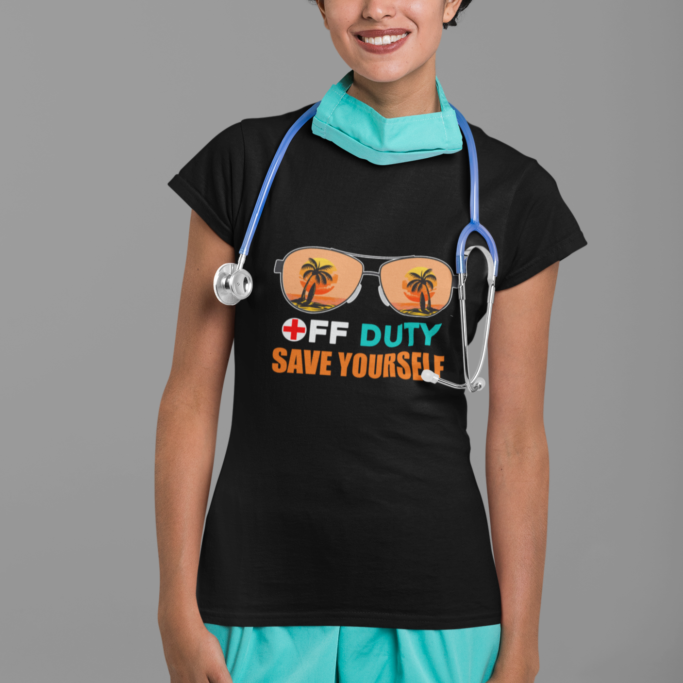 funny-nurse-t-shirt-funny-nurse-off-duty-save-yourself-vacation-mode-on-nurse