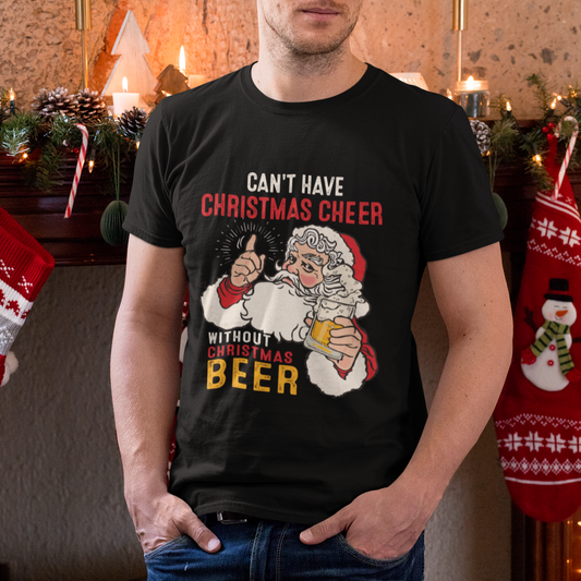 cant-have-christmas-cheer-without-christmas-beer-santa-drinking-t-shirt