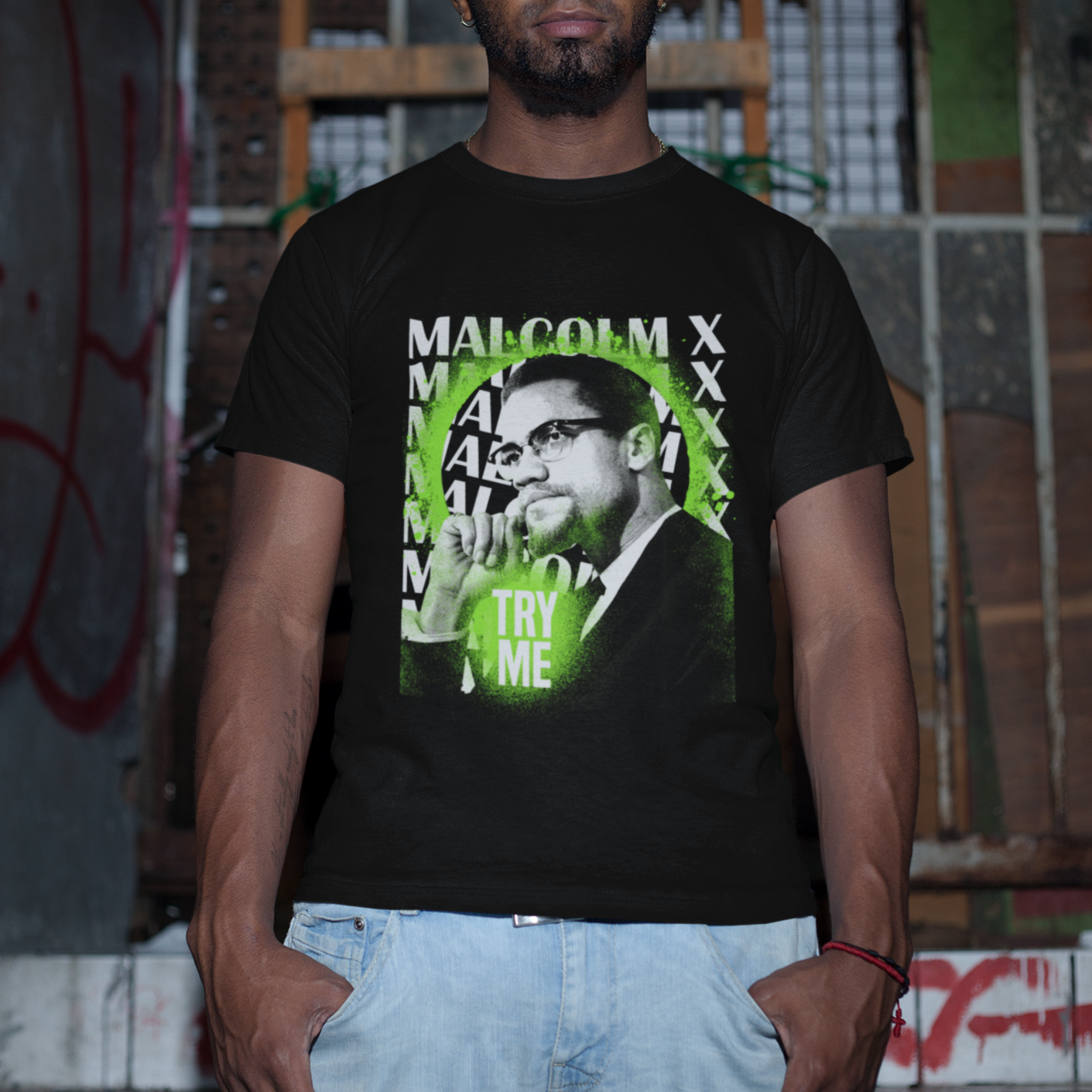 malcolm-x-t-shirt-try-me-aesthetic-art-black-history-month