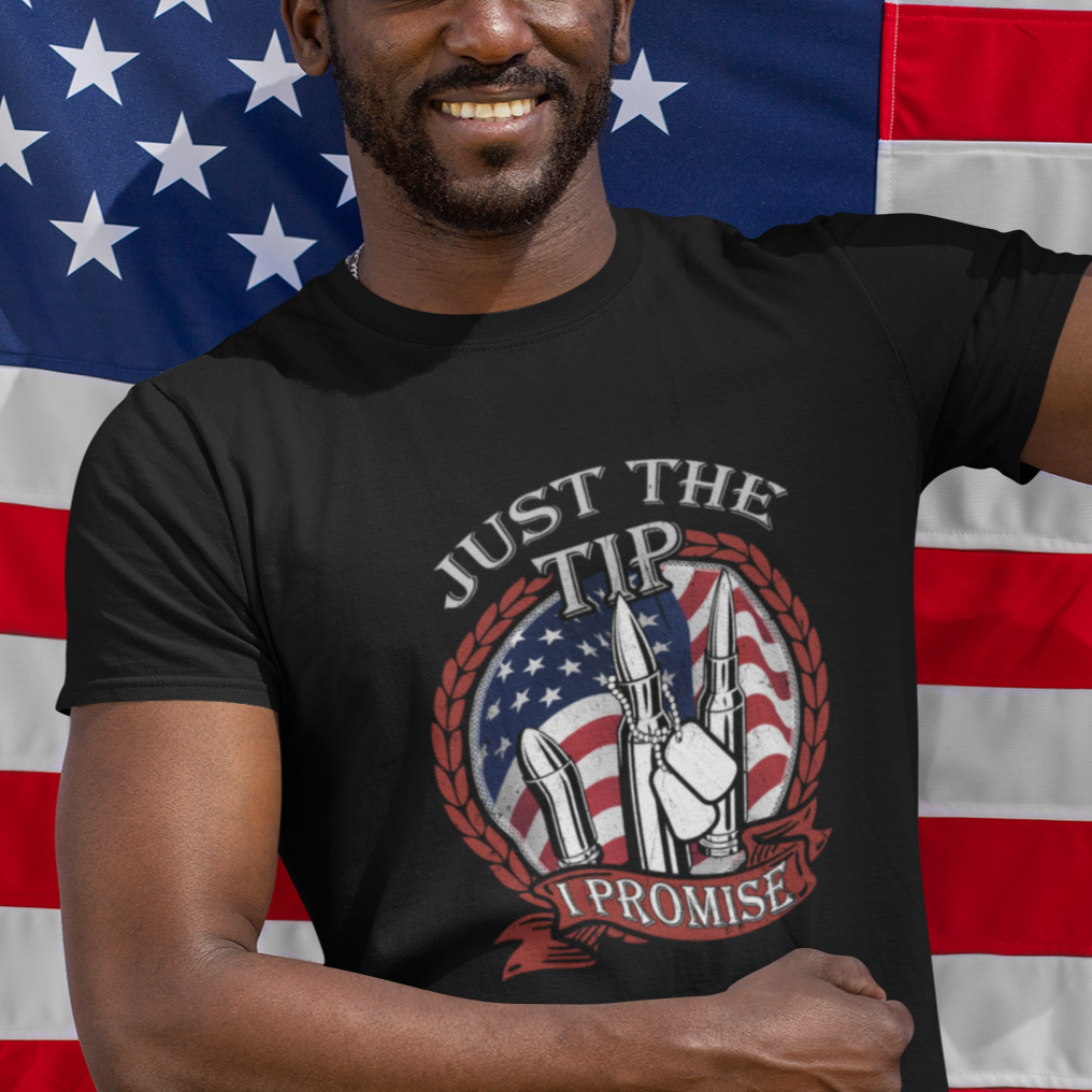 funny-veteran-t-shirt-just-the-tip-i-promise-american-flag-bullets