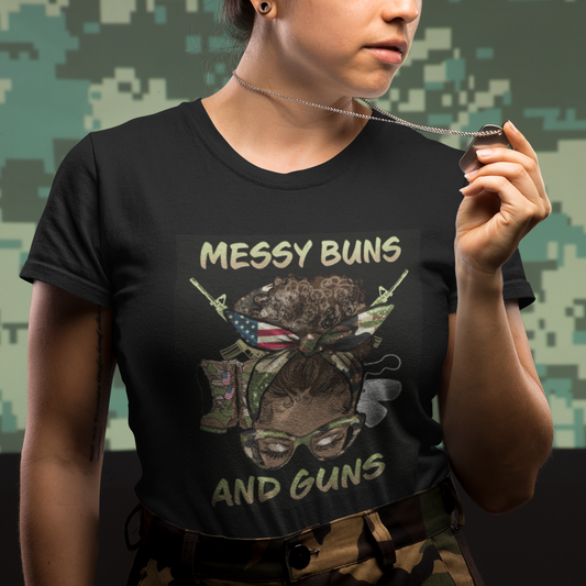 messy-buns-and-guns-american-patriotic-t-shirt-for-female-veteran-woman-veteran-shirt-dd214-shirt-patriotic-shirt-us-military-shirt-t-shirt